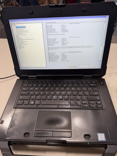 Dell Latitude 5424 Rugged i7-8650U 1.9GHz 8GB 256GB SSD No OS 14"