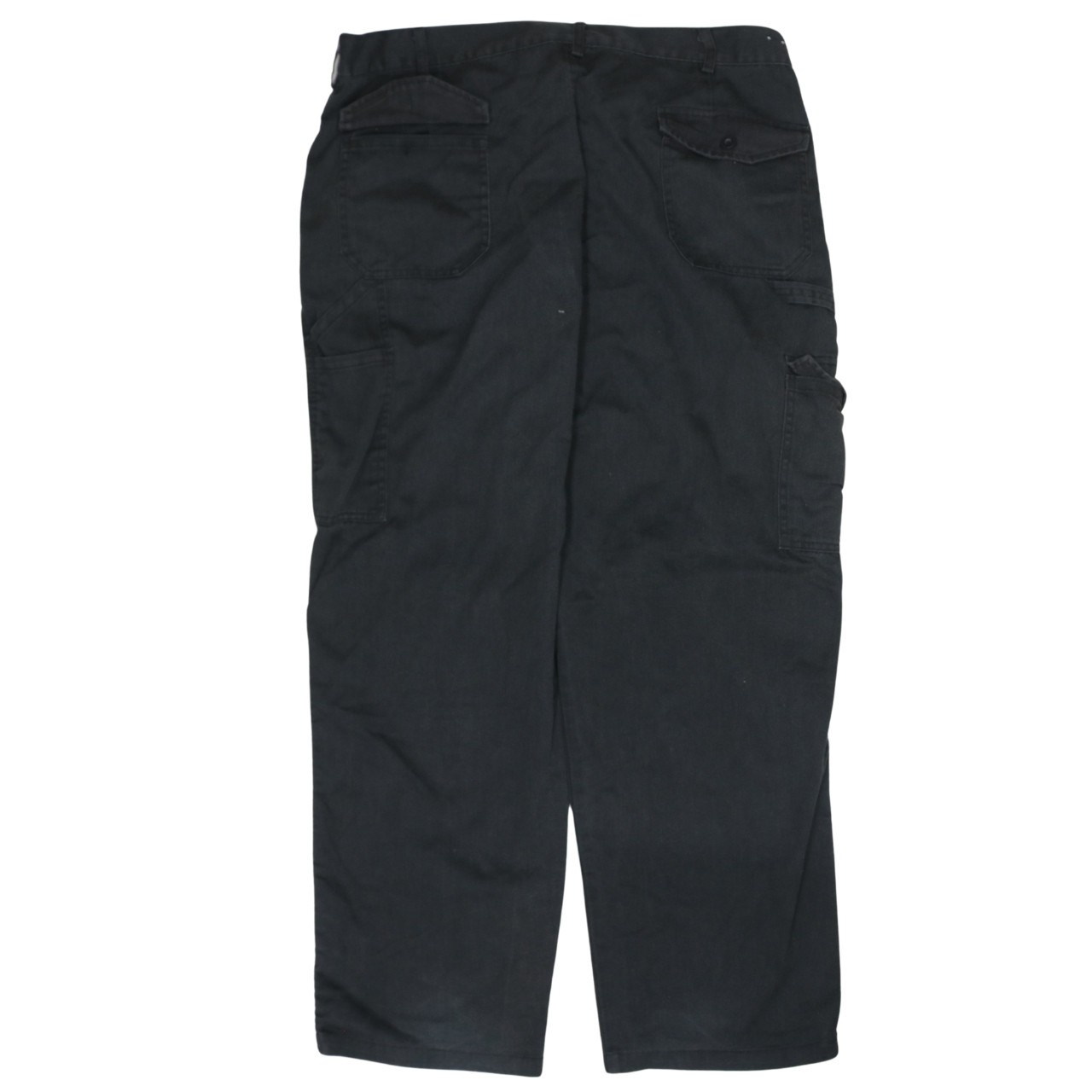 Dickies Mens Cargo Trousers Black Workwear Reinforced Knees Logo Pockets XL