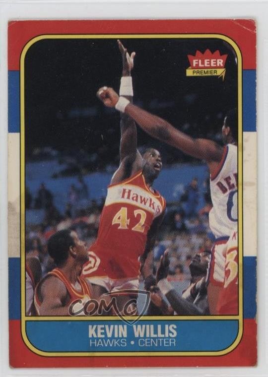 1986-87 Fleer Kevin Willis #126 2q9