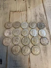 1964 Kennedy Half Dollar Silver Business Strike Circulated Tube Of 18