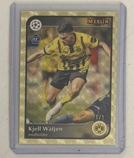 Marketplace image: Topps Merlin UCL Kjell Wätjen Dortmund RC Superfractor 1/1 #113