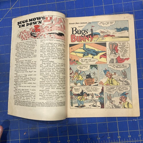 LOONEY TUNES MERRIE MELODIES 93 DELL COMICS July 1949 BUGS BUNNY PORKY PIG FN- - Picture 6 of 7