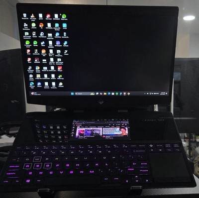 HP Omen X 2s Dual Screen Gaming Laptop Intel i7 16GB RAM 512GB SSD RTX 2070Black