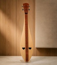 Vintage American Dulcimer Cedar Chestnut Wooden Guitar Instrument. 34.5"