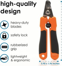 DogRook Professional Heavy Cat Dog Nail Clippers for all Breeds NEW
