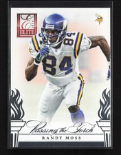 2014 Panini Elite Passing the Torch Silver Randy Moss/Cordarrelle Patterson #12