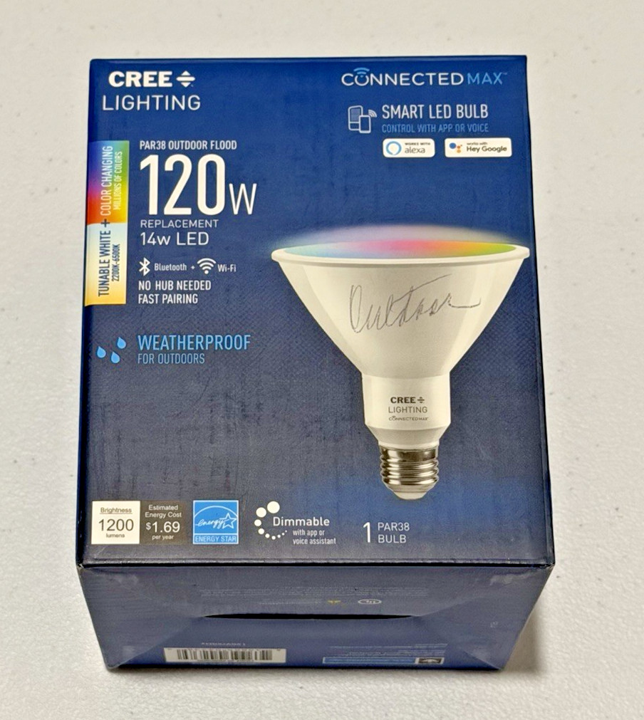 CREE Lighting PAR38 Outdoor Flood 120W LED Light Bulb