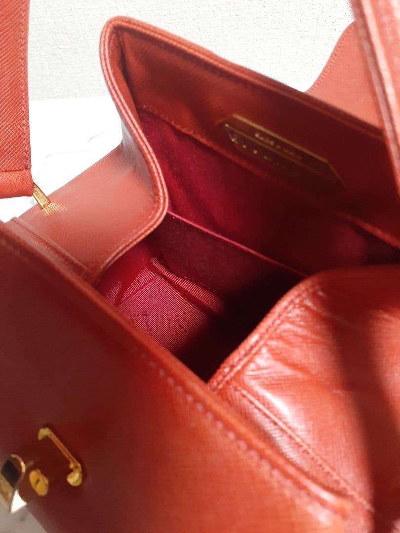 Givenchy handbag leather box-shaped red with arm strap thumbnail 3