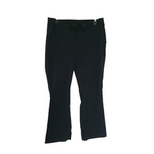 Columbia Black Water Repellent Hiking Pants Drawstring Waist Women's Size 10 #5