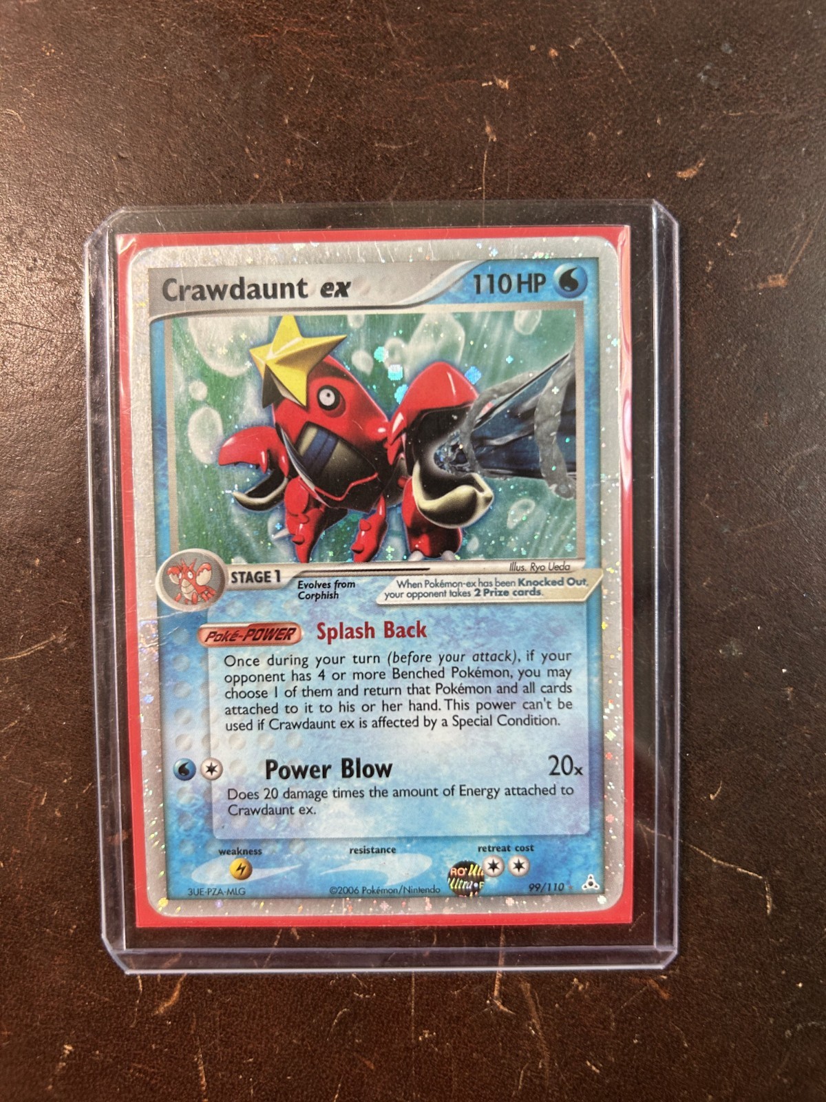 Crawdaunt ex 99/110 Holon Phantoms Holo