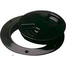 Seadog Deck Plate BK Smooth 8 QTR TRN