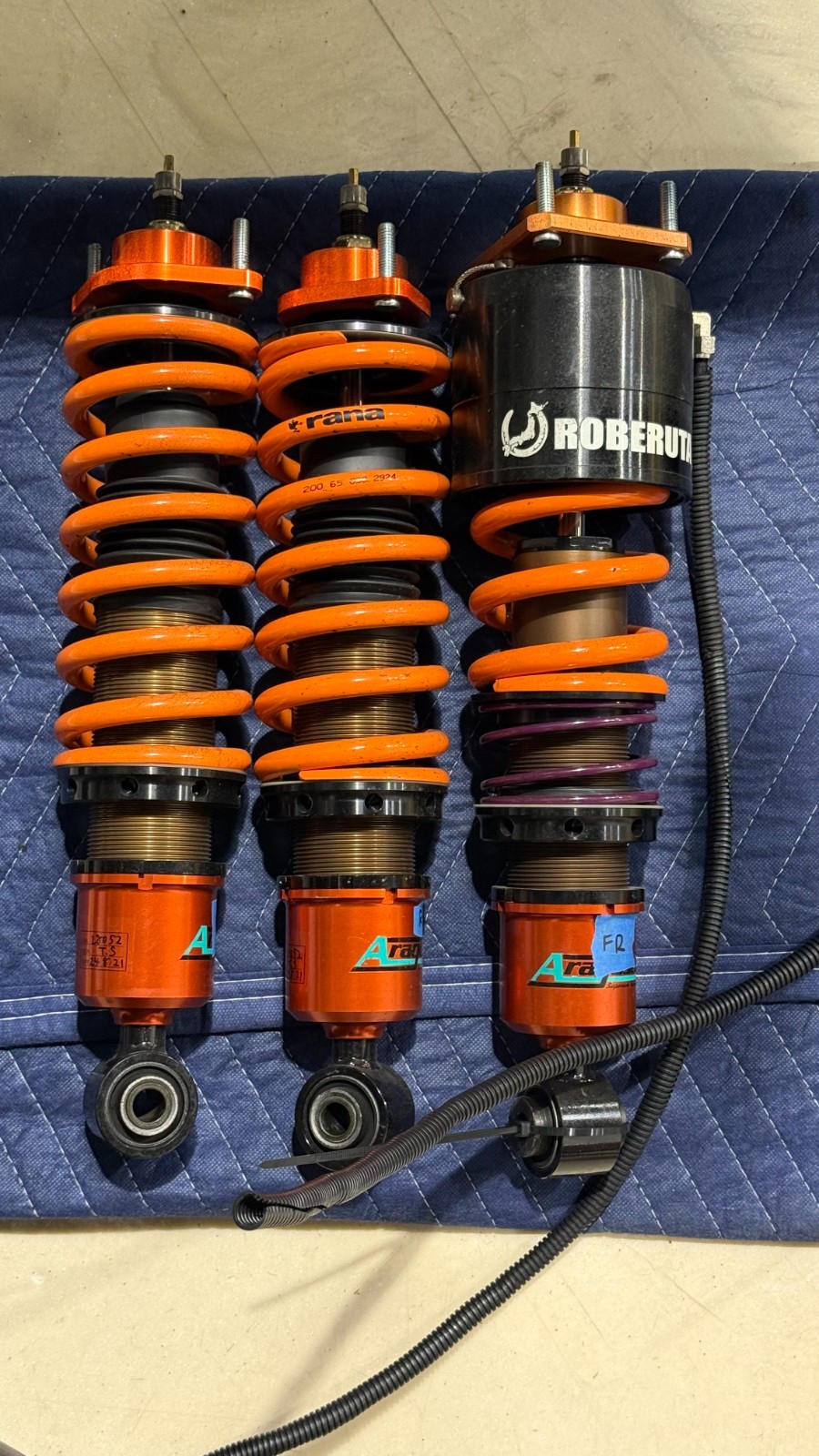 Aragosta Type S Coil Over Suspension Kit w/Lift Ferrari 512TR
