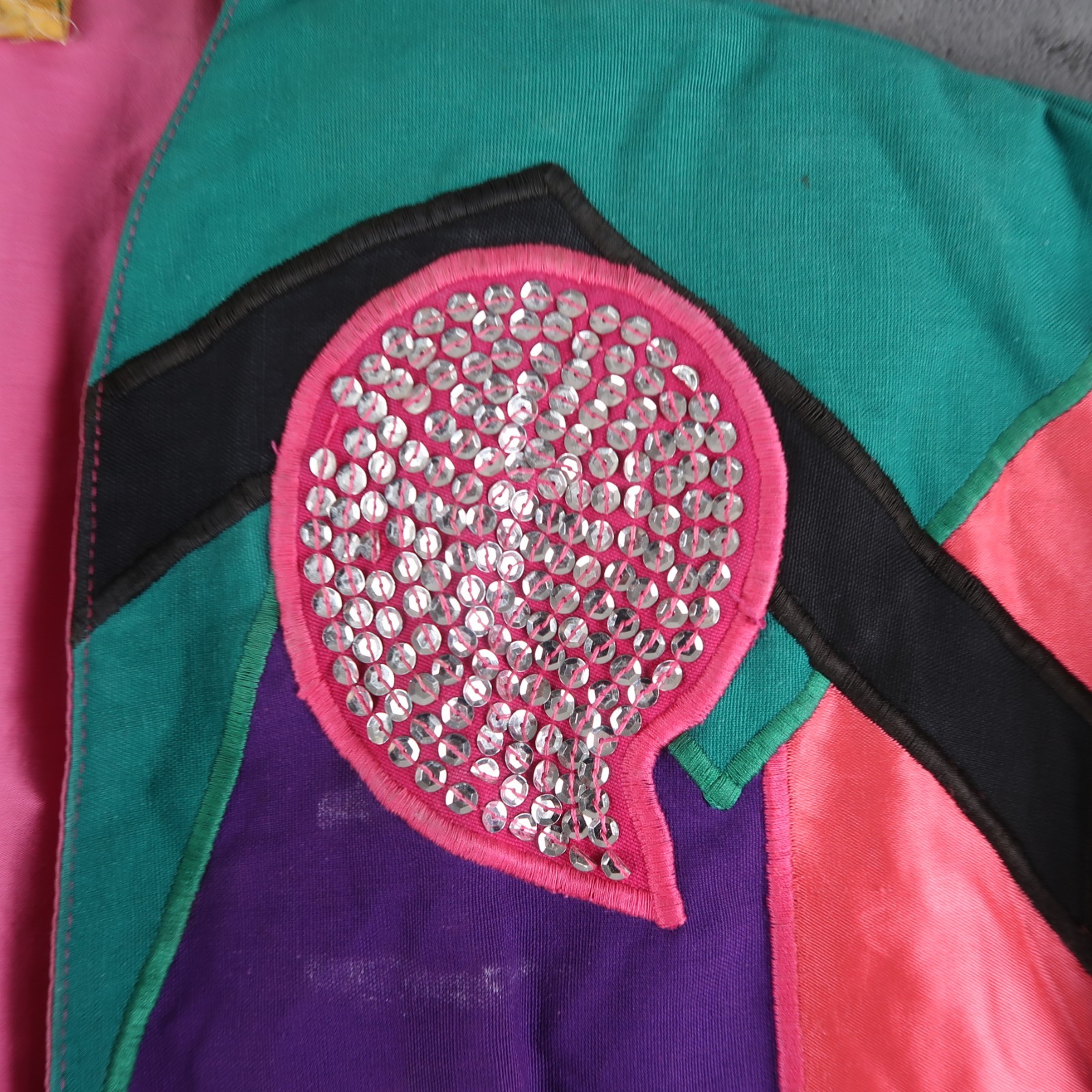 Tipicano 80s Patchwork Embroidered S Grannycore J… - image 3