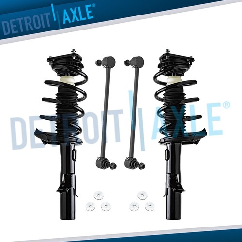 Front Struts w/ Coil Spring Assembly Sway Bar Links Kit for 2012 2013 Ford Focus