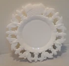 Westmoreland Patriotic Milk Glass Plate Eagles Stars Flag Vintage FREE SHIP