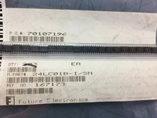 24LC01B-I/SN MICROCHIP IC EEPROM 1KBIT I2C 400KHZ 8SOIC ROHS 50 PIECES