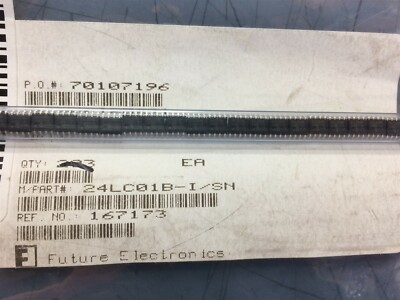 24LC01B-I/SN MICROCHIP IC EEPROM 1KBIT I2C 400KHZ 8SOIC ROHS 50 PIECES