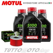 Tagliando HONDA CB 400 N 1978-1984 / Kit 3 litri 5100 10W40 + filtro olio CB400N
