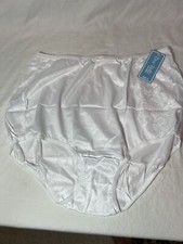 Vintage Silky Soft Dixie Belle Nylon Granny Lace Appliqu Panty Size 9 NWT