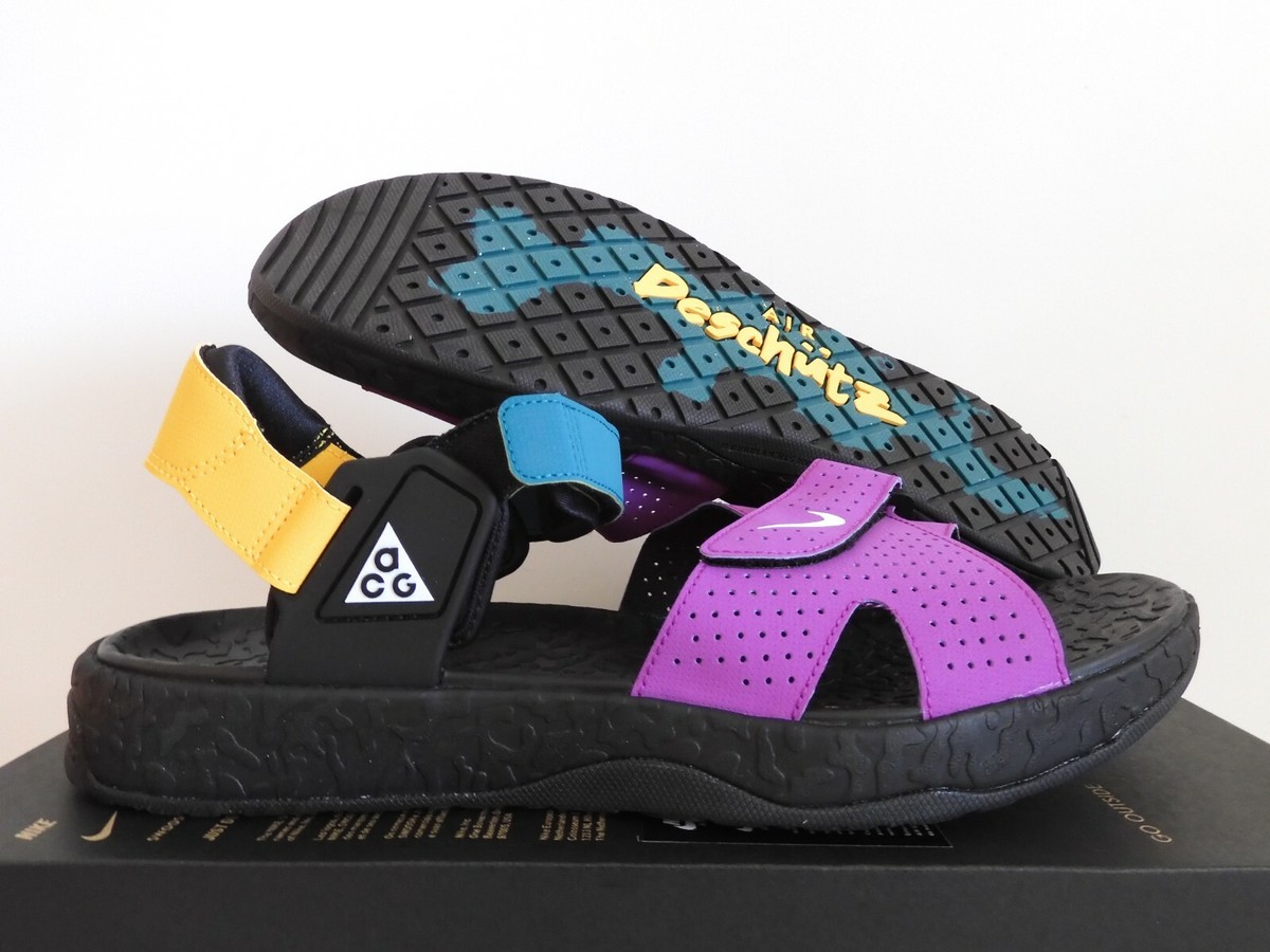NIKE ACG AIR DESCHUTZ BLACK-WHITE-VIVID PURPLE SZ 14 [CT2890 NIKE ACG AIR DESCHUTZ BLACK-WHITE-VIVID PURPLE SZ 14 [CT2890