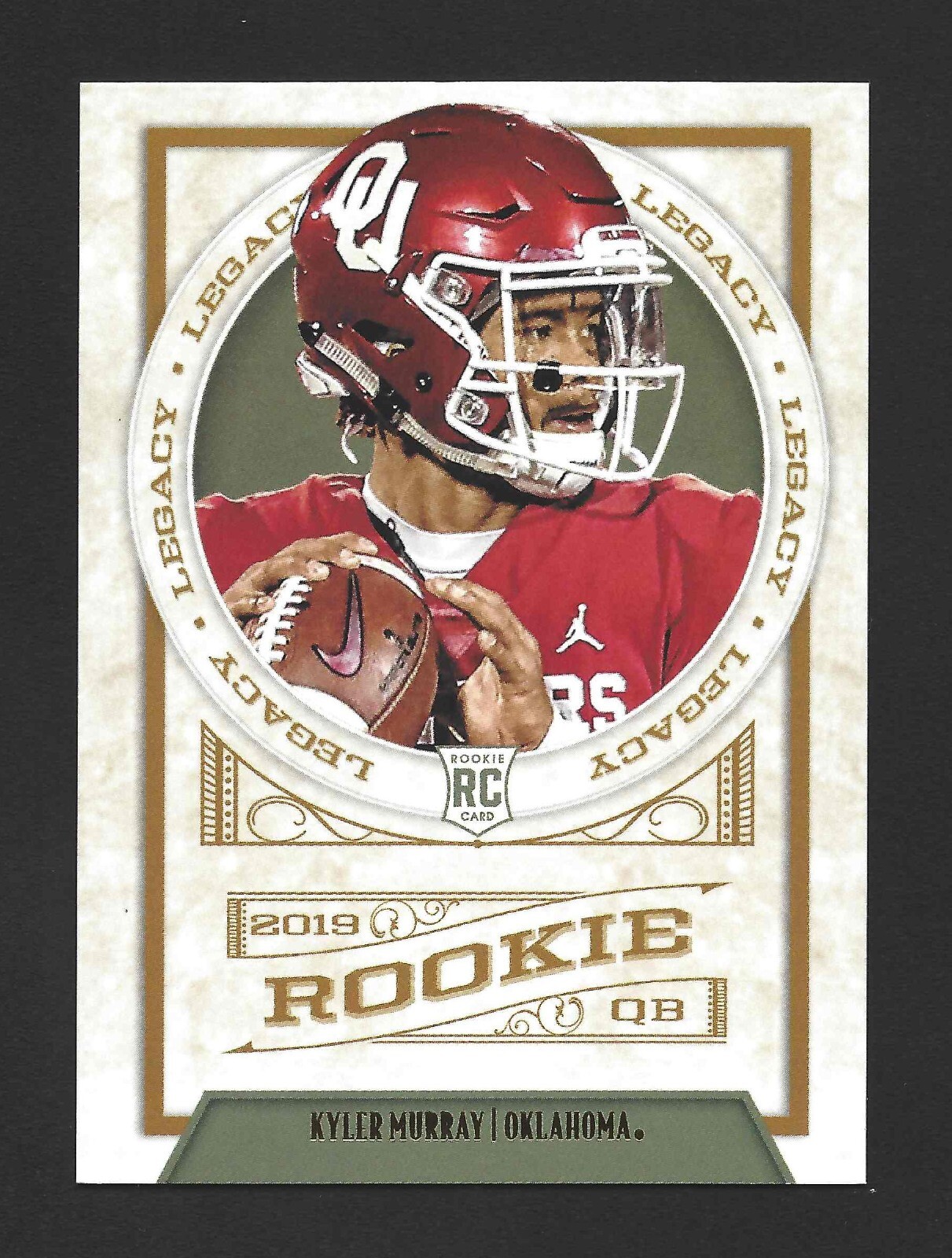 2019 Panini Legacy #182 KYLER MURRAY Raw - Oklahoma Sooners - RC
