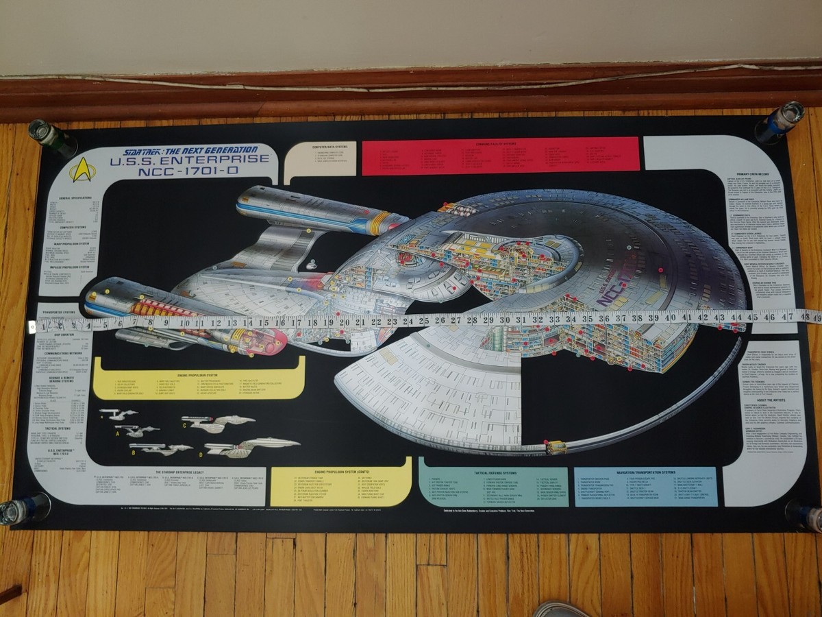 スタートレック エンタープライズ NCC-1701-D プレート 、ピカード額縁 スタートレック エンタープライズ NCC-1701-D プレート