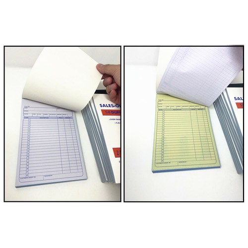10x Large 50 Sets 5.5" X 8.5"Sales Book Order Receipt Invoice Carbonless Copy - Picture 2 of 4