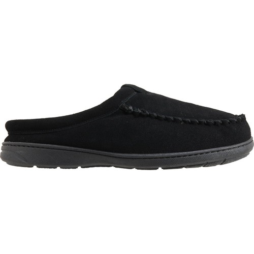 ANGEBOT CLARKS HERREN KUNSTFELL GEFÜTTERT ABRIEB HAUSSCHUHE WILDLEDER SCHWARZ GRÖSSE 10 $ 58 LISTE - Bild 2 von 5