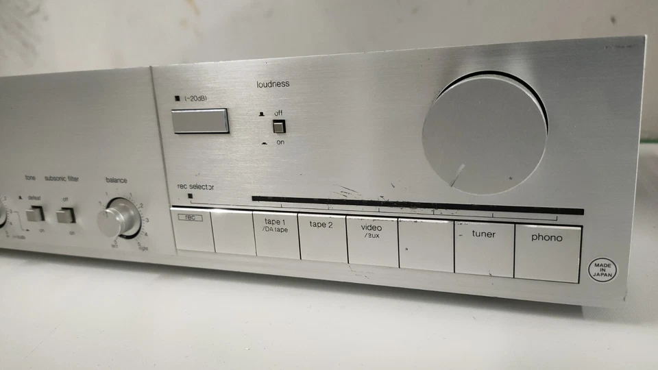 Amplificatore Stereo Vintage Technics SU-V2X - Perfettamente Funzionante - Immagine 3 di 4