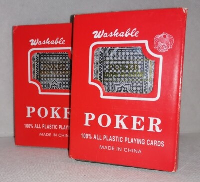  S185 - Goods&Gadgets - Pokerkarten aus Kunststoff - 2er Pack - NEU 