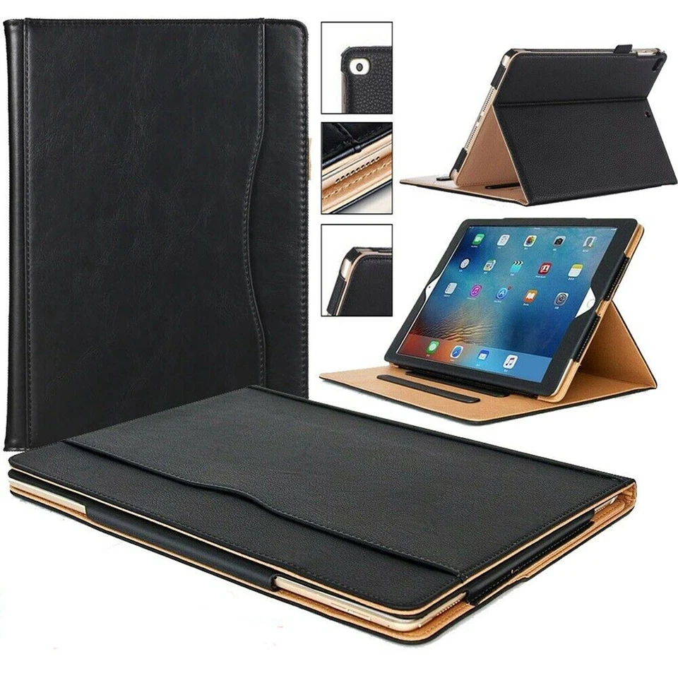 Genuine Leather TAN Smart Stand Cover Case For Apple iPad AIR 4 10.9" (2020)  - Image 2 of 4