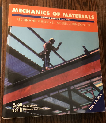 1992 Mechanics of materials by Beer & Johnston (2nd edition) Metric + examples