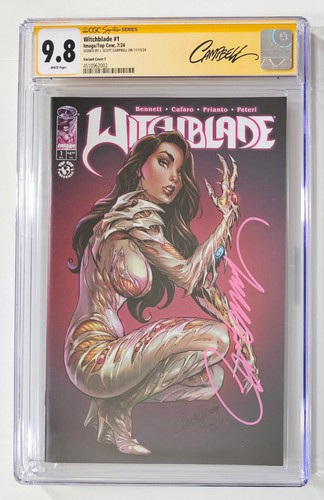 Witchblade (2024) #1 | J. Scott Campbell 1:50 variante F | Firmado CGC 9.8 SS