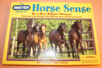 2001 Breyer Game of HORSE SENSE Complete