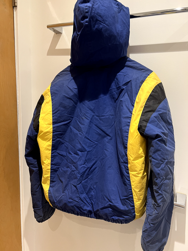 90's Vintage Polo Ralph Lauren Cookie Crest Emblem Down Puff Blue - Size Kids XL - Picture 2 of 11
