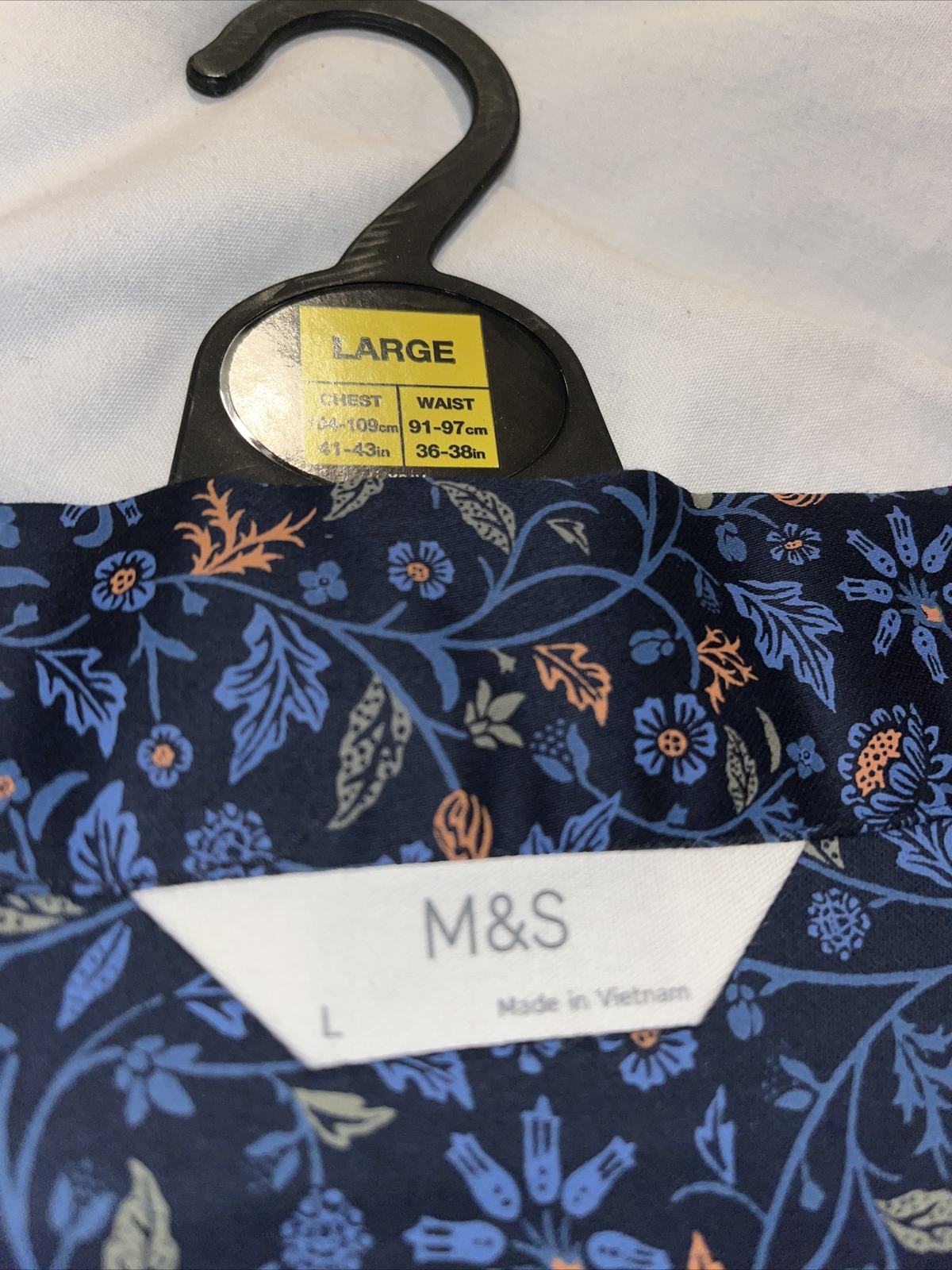 MENS EX MARKS & SPENCER PURE COTTON PYJAMAS PJ SET M&S LOUNGEWEAR PJS