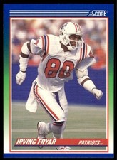 1990 SCORE NFL FOOTBALL Trading Card #344 - IRVING FRYAR, New England Patriots