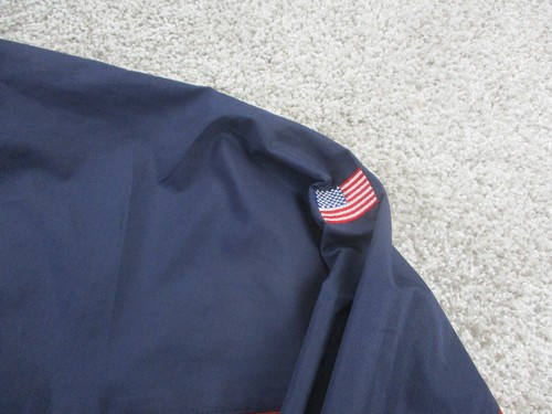 VTG PGA Tour Jacket Mens XXL Blue Pullover Windbreaker Golfing Presidents Cup EC - Picture 2 of 9