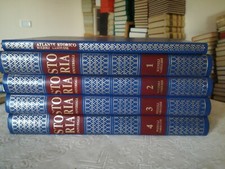 Storia Universale Rizzoli Larousse 4 Volumi più atlante storico