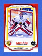 2012 OWEN SOUND ATTACK JUNIOR HOCKEY TEAM SET PRE ROOKIES RC JORDAN BINNINGTON