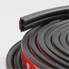 33FT B-Shape Trim Rubber Strip Universal Car Door Edge Seal Hollow Weather-strip