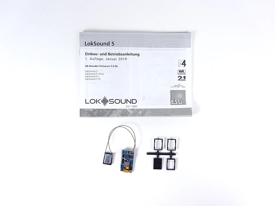 ESU Decoder LokSound 5 DCC MM SX M4 Leerdecoder 21MTC NEM 660 58419 neu OVP - Bild 3 von 4