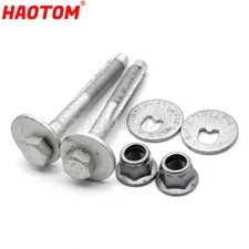 2X Lower Rear Suspension Toe Alignment Eccentric Bolt Nut Kit Fit For VW AUDI US