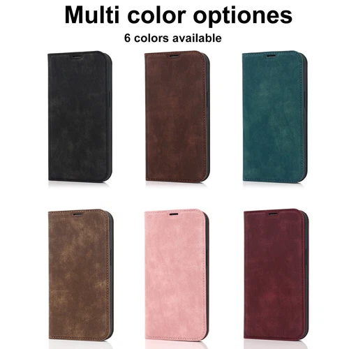 For iPhone 16 Pro Max 15 14 13 12 11 RFID Blocking PU Cards Holder Mag Safe Case