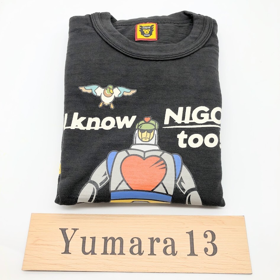 HUMAN MADE x I KNOW NIGO TOO Graphic T-Shirt Black White HUMAN MADE x I KNOW NIGO TOO Graphic T-Shirt Black White