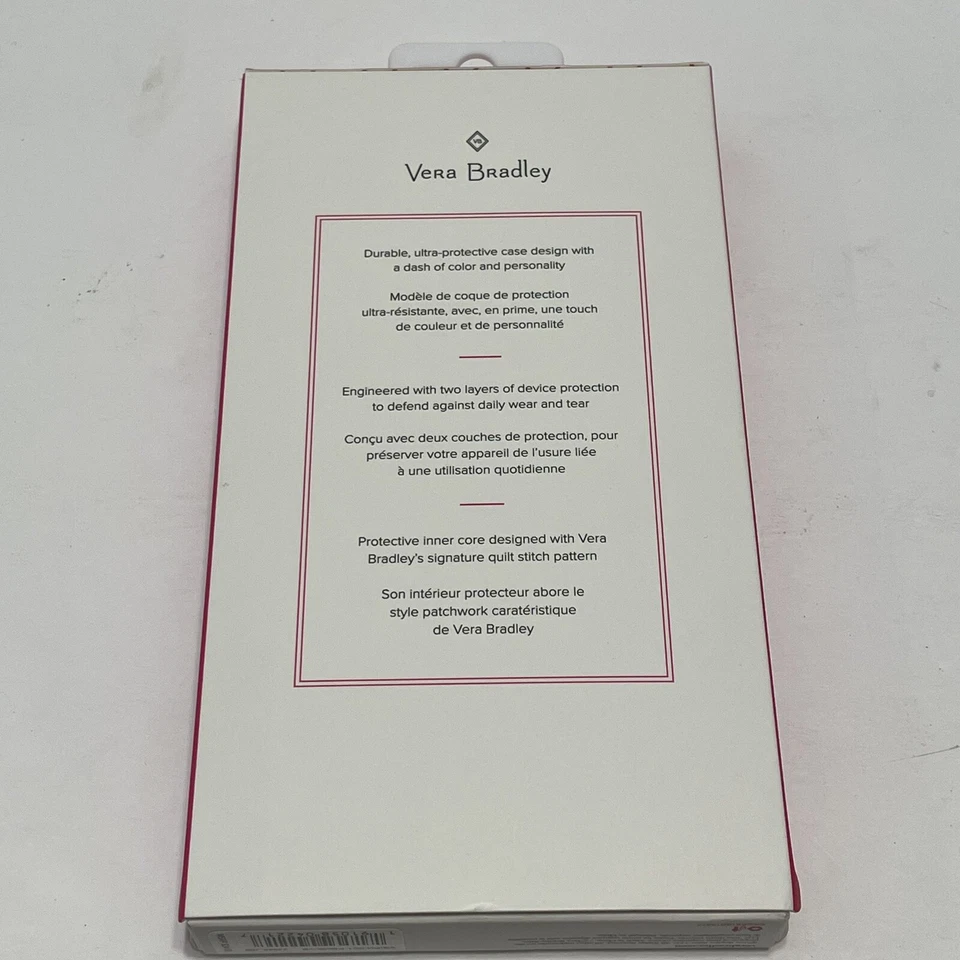 Vera Bradley 混合保护壳 8/7/6s/6 手机壳花朵佩斯利条纹蓝色 — 第 3/4 张图片