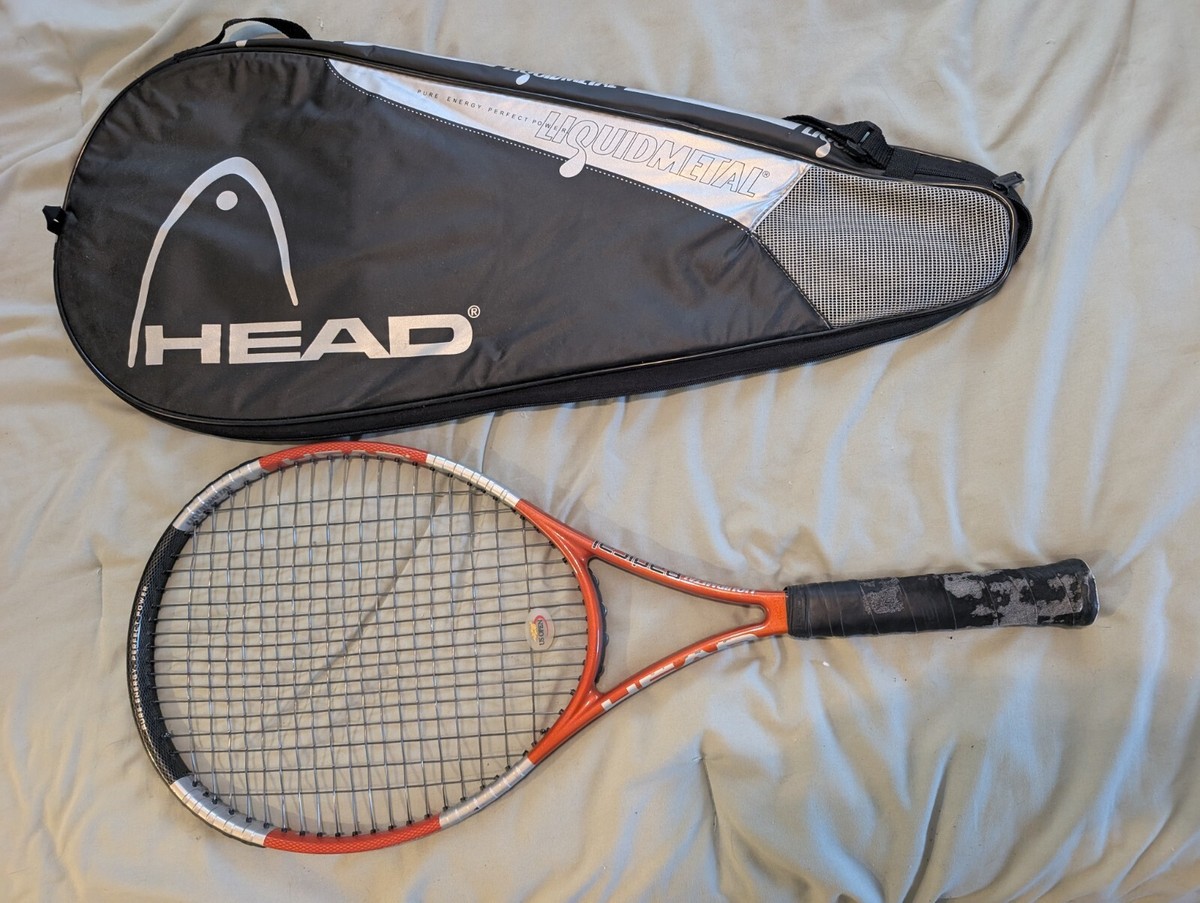 Head Liquidmetal Radical Strung 4 3/8 Tennis Racquet 107 L4