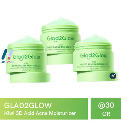 GLAD2GLOW Kiwi 3D Acid Acne Moist Barrier Soothe Redness Hydrating Oil Control