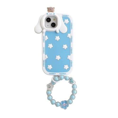 Cartoon Cinnamoroll Silicone iPhone 12 13 14 Pro Max Protective Case Phone Cover - Picture 7 of 18