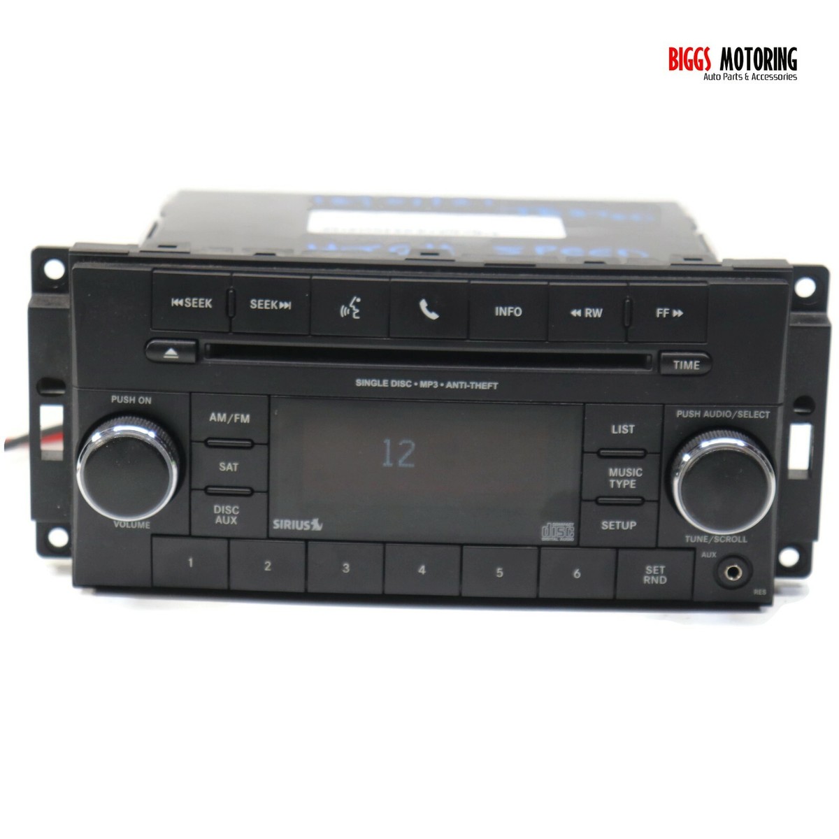 2012-2017 Dodge Caravan High Speed Res Radio Stereo Cd